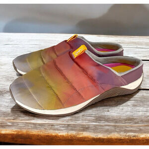 RYKA Echo Puff Water-Repellent Quilt Slip-On Shoes Size 8M Fleece Lined Pink